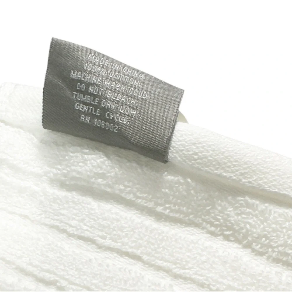 NEW Hotel Balfour OVERSIZED WHITE BATH TOWEL 9 Piece Set